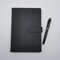 Ensemble de papeterie de luxe au design original 2026 2027 : Carnet en cuir rigide, agenda, journal, planificateur, bloc-notes et stylo, coffret cadeau