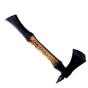 Hacha de alta calidad hecha a mano, hacha única de acero al carbono forjado con hoja afilada, hacha de grado industrial en venta a un precio razonable. - Product Image 4