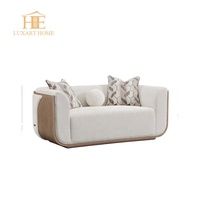 Ensemble de canapés de salon italiens en cuir de luxe, canapé sectionnel en forme de I, canapé modulaire 321, ensemble de canapés