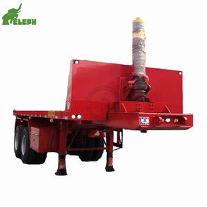 Semi-<span class=keywords><strong>remorque</strong></span> porte-conteneurs à plateau inclinable hydraulique <span class=keywords><strong>de</strong></span> 20 pieds et 40 pieds avec benne <span class=keywords><strong>basculante</strong></span> avant <span class=keywords><strong>pour</strong></span> la vente - Product Image 5