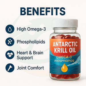 Capsule di Olio di Krill Antartico OEM/ODM con Acidi Grassi Omega-3 EPA DHA Astaxantina Fosfatidi Integratore di Olio di Krill - Product Image 3
