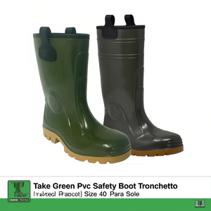 Bottes de sécurité en PVC vert Ttake Tronchetto taille 40 pour semelle - Product Image 2