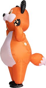 Costume gonfiabile di Halloween della volpe di taglia unica Unisex adulto animale del corpo intero di super settembre - Product Image 4