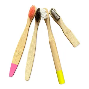 Bamboo Toothbrush Best Seller 100% Natural Biodegradable Bamboo Toothbrush Eco Friendly With Logo