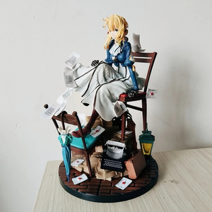 Figurine d'anime <span class=keywords><strong>Evergarden</strong></span> GK Violet de 27 cm, statue, collection pour adultes, modèle de poupée, cadeaux - Product Image 2