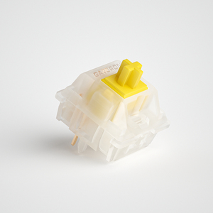 Nuevo interruptor mecánico para teclado de juegos <span class=keywords><strong>GATERON</strong></span> KS-3 X1 Milky <span class=keywords><strong>Yellow</strong></span> <span class=keywords><strong>Pro</strong></span> Lineal de 5 pines - Product Image 3