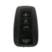 Coque de clé de voiture intelligente à 3 boutons, remplacement de coque de clé de véhicule pour Toyota