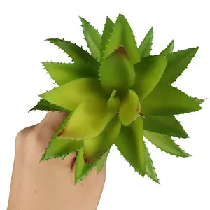 Toptan Diy sahte çiçek kafaları etli bitkiler tropikal bitkiler yapay Mini Succulents