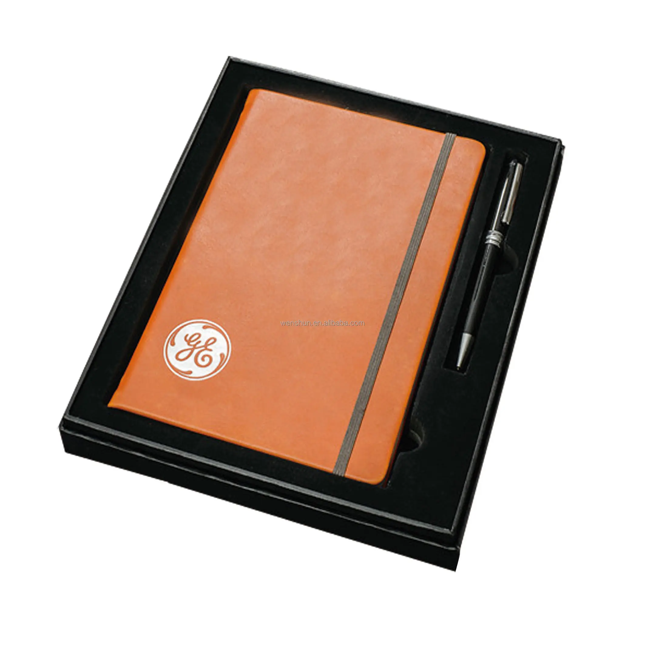Customizable Planner Journal A4 A5 A6 Hardcover Custom Notebook Office Reusable Planner PU Leather School Notebooks