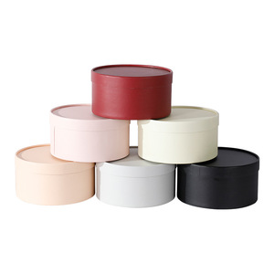Caja Cilíndrica Elegante <span class=keywords><strong>de</strong></span> Cartón para Ramos, Tubo <span class=keywords><strong>de</strong></span> Papel Redondo y Sencillo para Floristería - Product Image 1