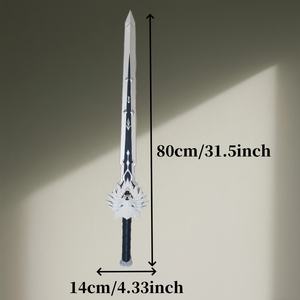 Espada <span class=keywords><strong>de</strong></span> Juguete Eilite <span class=keywords><strong>de</strong></span> 31.5'' <span class=keywords><strong>de</strong></span> Espuma <span class=keywords><strong>de</strong></span> Poliuretano, Diseño <span class=keywords><strong>de</strong></span> <span class=keywords><strong>Nueve</strong></span> Leones, Realista, Suave, Resistente, Ligera, para Halloween, Unisex, Cosplay, OEM, Diseño Artístico - Product Image 3