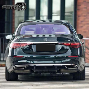 Kit de actualización de accesorios de coche FEITUO para <span class=keywords><strong>Mercedes</strong></span> W223 <span class=keywords><strong>2021</strong></span> + modificado <span class=keywords><strong>a</strong></span> S450 <span class=keywords><strong>AMG</strong></span> incluye parachoques de coche rejilla falda lateral labio trasero - Product Image 6