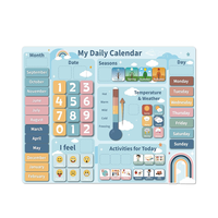 Calendrier Magnétique Quotidien Personnalisé OEM, Tableau Météo des Jours de la Semaine pour Maternelle et Primaire