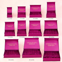 Individuell Gefärbte Quadratische Geschenkbox aus Umweltfreundlichem Hartpapier mit Schaumstoffeinlage für Schokolade, Bonbons, Datteln, Nüsse, Süßigkeiten - Ramadan