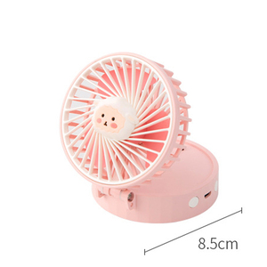 Mini ventilador de refrigeración de <span class=keywords><strong>aire</strong></span> recargable por USB, <span class=keywords><strong>espejo</strong></span> portátil <span class=keywords><strong>con</strong></span> luces LED, venta al por mayor - Product Image 2