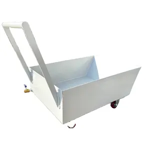 Paint Spraying Pedal Self Lighting Tool Cart Hand Trolley Scrap Iron Car industrial metal chips scrap metal container