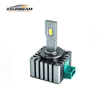 Faros LED D3S Serie D, Plug & Play, Resistentes al Agua, DC45V 6500K 4200LM, Certificación CE, 1 Año de Garantía para Automóvil