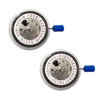 Movimento Meccanico Automatico Giapponese NH35 Vintage con Ruota Data Stile RLX, Alta Precisione, 24 Gioielli, Ricambio per Orologio Modificato, Data alle Ore 3:00