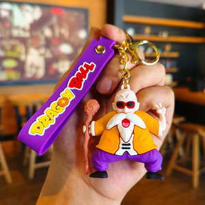 Porte-clés Dragon Ball, pendentif clé dessin animé Tortue Fée, en plastique souple, petit, anime, vente en gros, pour voiture - Product Image 5