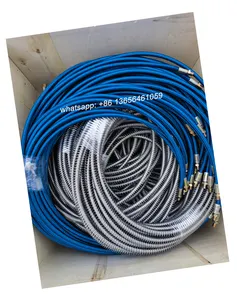 Tire inflation hose vacuum hose for tire retreading high temperature autoclave curing chamber
