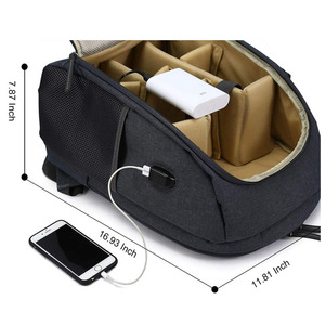 Biểu Tượng Tùy Chỉnh Máy Ảnh Chống Thấm Nước Ba Lô Nhiếp Ảnh Ba Lô Với Máy Tính Xách Tay Ngăn Cho Các Nhiếp Ảnh Gia - Product Image 5