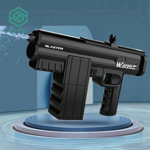 HS ของเล่นปืนฉีดน้ำความจุสูงชาร์จได้,ปืนฉีดน้ำไฟฟ้าอัตโนมัติสีขาวดำ - Product Image 6