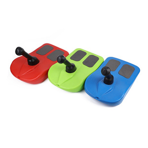 Luge à neige robuste et détachable avec guidon et frein, luge à neige pour enfants, luge à neige durable en HDPE, jouet de neige d'extérieur - Product Image 4