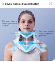 Soporte de Cuello Ajustable Vertical Directo de Fábrica para Oficina y Dispositivo de Tracción Cervical Eficaz