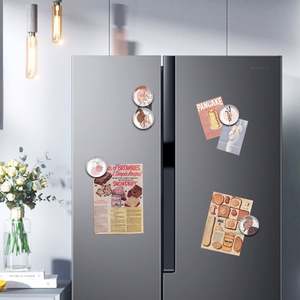 Aimants de réfrigérateur en verre, autocollants décoratifs pour réfrigérateur, motifs floraux, aimants décoratifs pour la cuisine - Product Image 5