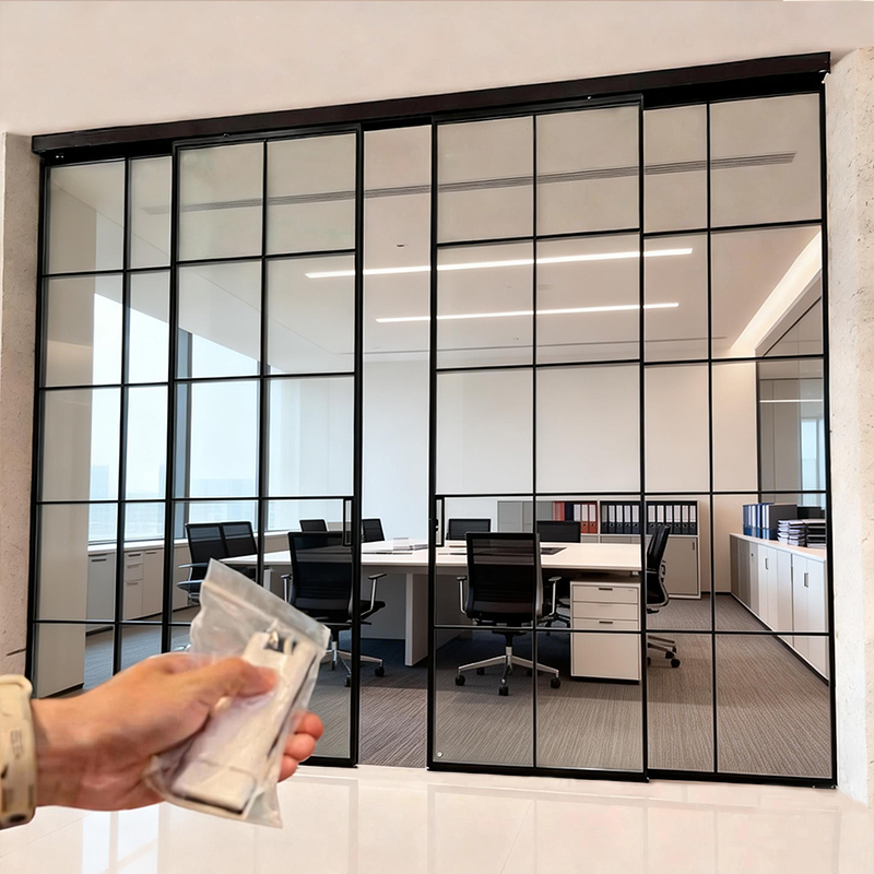 America Business Office Building Glass Sliding