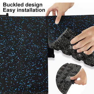 Tapis de <span class=keywords><strong>sol</strong></span> en <span class=keywords><strong>caoutchouc</strong></span> EPDM antidérapant, résistant à l'usure et durable pour salle de sport - Product Image 6