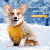 Nouvelle veste en coton rembourrée pour chien, automne-hiver, chaude, imperméable, décontractée, 100% coton, pour chiens de petite et moyenne taille