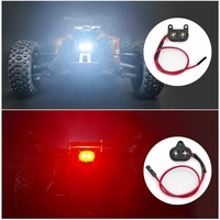 Phare et feu arrière de simulation LED pour TYPHON 3S / 6S BLX TLR 1/8 BUGGY RC pièces de mise à niveau de camion de voiture tout-terrain