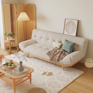 Divano <span class=keywords><strong>Letto</strong></span> <span class=keywords><strong>Futon</strong></span> <span class=keywords><strong>Pieghevole</strong></span> Multifunzione in Legno Convertibile a Prezzo di Fabbrica - Product Image 1