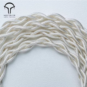 Yongse <span class=keywords><strong>Britney</strong></span> 20Awg câble d'écouteur de mise à niveau en argent Sterling commutable par défaut 3.5mm + 4.4mm prise 2pin 0.78 + câble à broches MMCX - Product Image 6