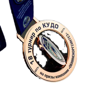 Concevez votre propre médaille de finisseur de course sportive ronde personnalisée en alliage de zinc avec technique de moulage – Souvenir et récompense - Product Image 1