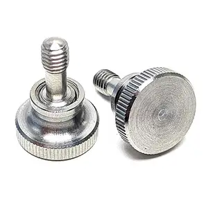 HAIYUAN Step Double-layer Big Head Adjustment Hot Sale Screw Flat Head Knurled Thumb Screws High Precision Fasteners