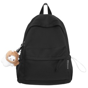 Simple <b>Backpack</b> For Women Solid Color Lightweight <b>Waterproof</b> <b>School</b> Travel Laptop Bag With Interior Zipper Pocket Summer 2023 - Product Image 4