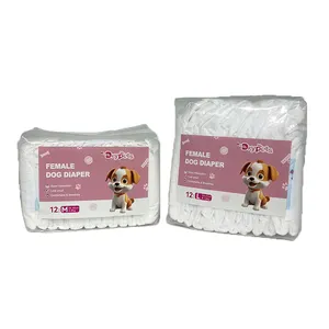 Pantaloncini morbidi per Pet Pet Pet femmina cane che assorbe l'acqua di tipo Dry Health Pants cane usa e getta pannolino per cane femmina