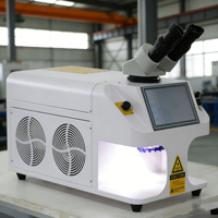 Machine de soudage au laser pour bijoux 200w, machine de soudure au laser pour la réparation de bijoux en or et en argent