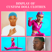 Service de modèle de tête de nouveau style personnalisé en usine avec poupée en vinyle poupée personnalisée 12/14/18 pouces