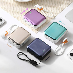 Pb37 cho Bluetooth Selfie từ ngân hàng điện gan công nghệ chức năng Type-C giao diện đầu vào chất liệu da - Product Image 3