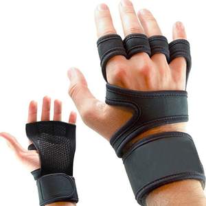 Gants d'entraînement <span class=keywords><strong>de</strong></span> <span class=keywords><strong>sport</strong></span> en croix pour fermeture velcro rembourrage en silicone imperméable soutien-poignet sans callosités pour entraînement <span class=keywords><strong>de</strong></span> gymnastique pour hommes - Product Image 6