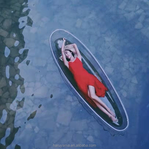 高品質2人乗りクリアカヤック、輸入ポリカーボネート樹脂製、ウォータースポーツ用カヌーカヤック - Product Image 6