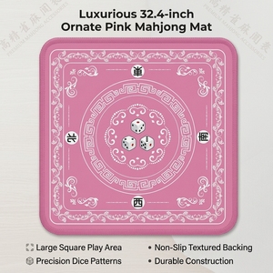 Tapis de Mahjong Gedgan, surface en caoutchouc antidérapante, imperméable, design anti-plis, pliable, pour 4 joueurs, tuiles de Mahjong, poker, dominos - Product Image 4