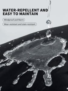 تصميم جديد 2025 عباءة إسلامية شتوية دافئة للرجال من الفرو الصناعي والشمواه بتصميم سعودي، سترة ثوب إسلامي للرجال - Product Image 2