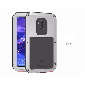 เคสทรงพลังสำหรับHUAWEI Mate 20 LiteลายLove Mei 3 <span class=keywords><strong>In</strong></span> 1,เคสซิลิโคนโลหะกระจกเทมเปอร์