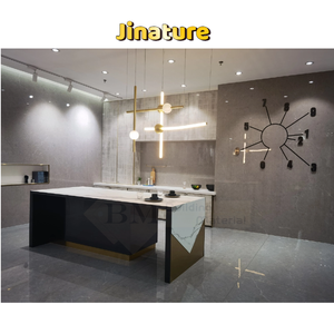 <span class=keywords><strong>Azulejos</strong></span> de Porcelana con Aspecto de Mármol Moderno, 12 mm de Grosor, 1600x3200 mm, Alto Brillo, Antideslizantes, <span class=keywords><strong>para</strong></span> Baños de Villas y Uso en Exteriores - Product Image 4