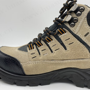 LXG, zapatos de seguridad resistentes a los ácidos antipinchazos con punta de acero, suela exterior de PU de doble densidad, Botas de senderismo marrones para exteriores HSS004 - Product Image 4