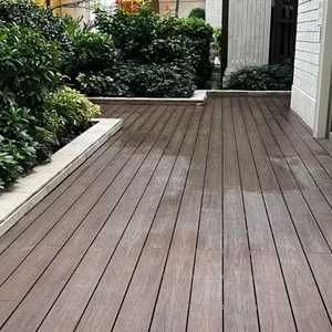Waterproof Round Hollow Wpc decking Outdoor High Quality Wood Plastic Composite WPC Decking UV protected WPC fooring